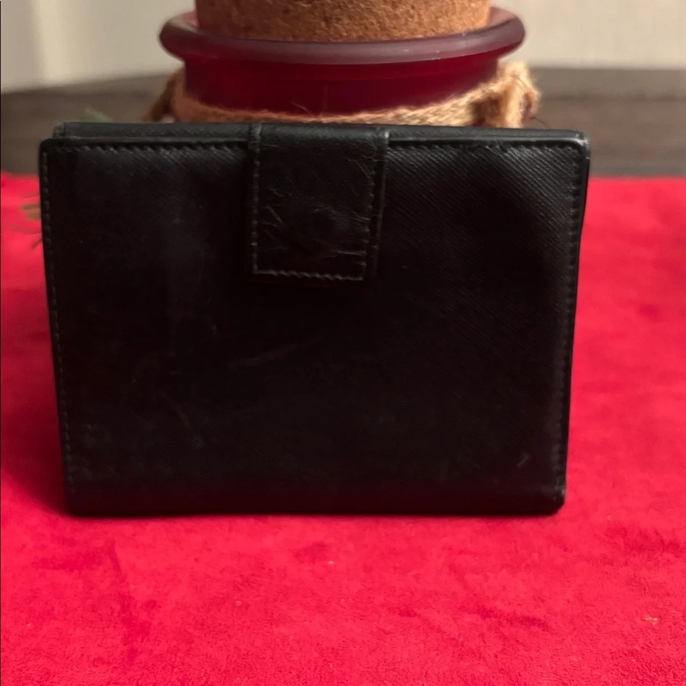 Prada Black Saffiano Leather Wallet